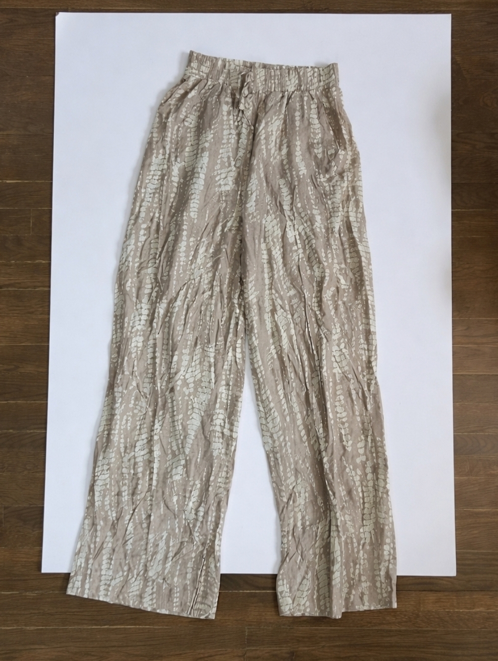 NWT Ayriss Chic Neutral Printed Kimono Set Loungewear longline cruise resort S - Picture 3 of 9